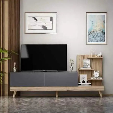 تسوق الأن من هومكس  ترابيزة تليفزيون ام دي اف 180*35*80 سم - CLG275 بأفضل سعر وأفضل جودة 