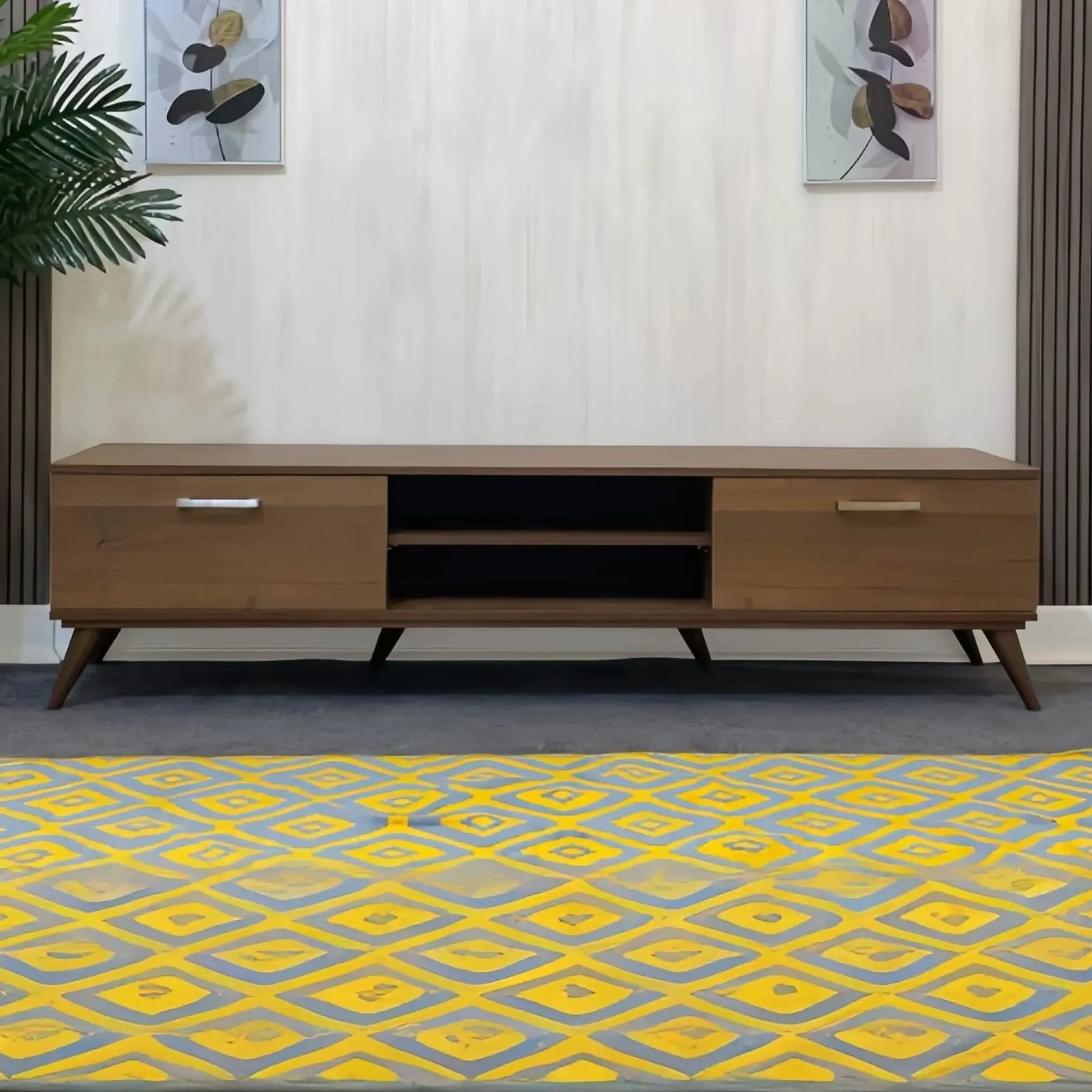 ترابيزة تليفزيون بني 180*40*45 سم - CLG293 - Homix