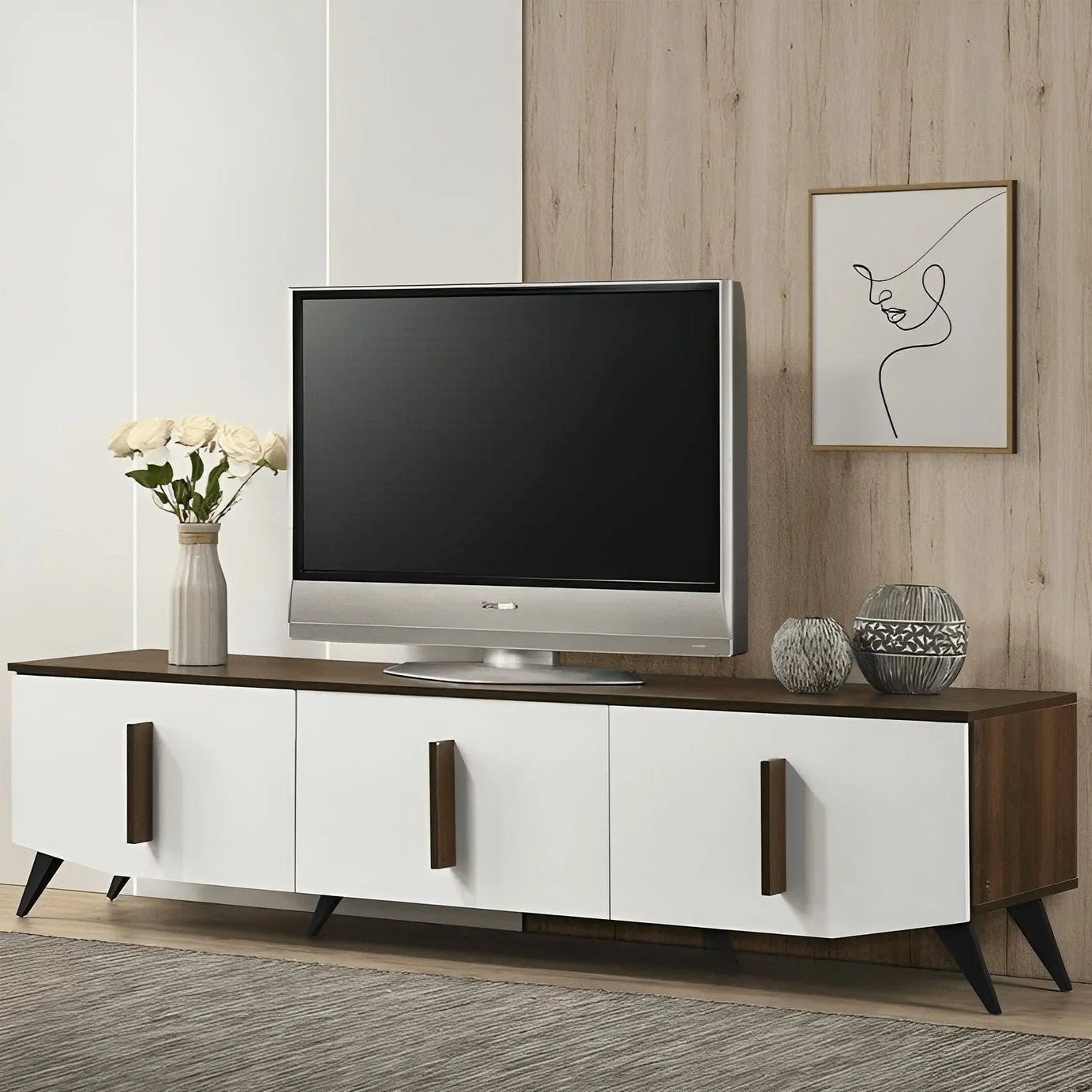 ترابيزة تليفزيون ام دي اف 180*40*45 سم - CLG294 - Homix