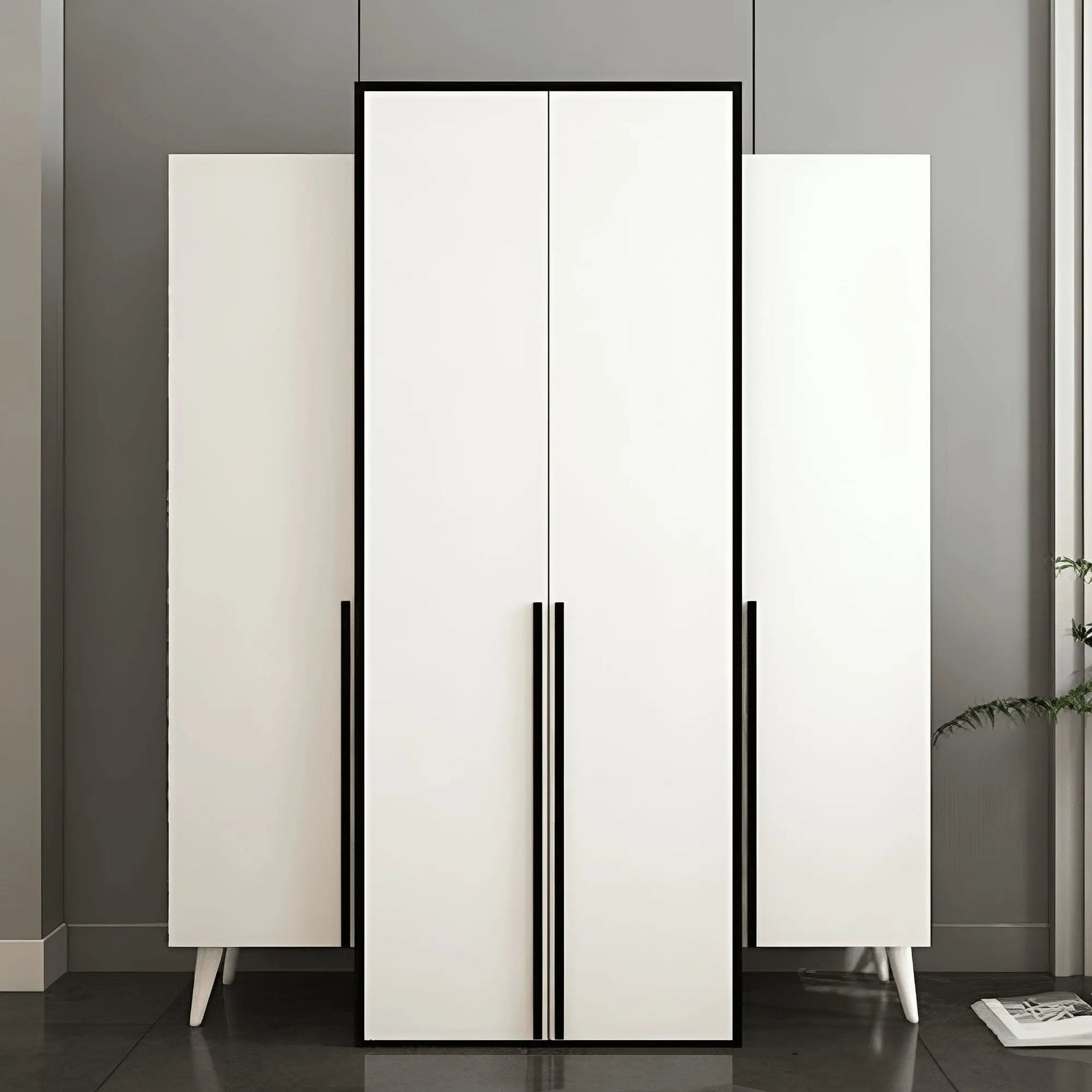 دولاب خشب ام دي اف، 180*50*180 سم