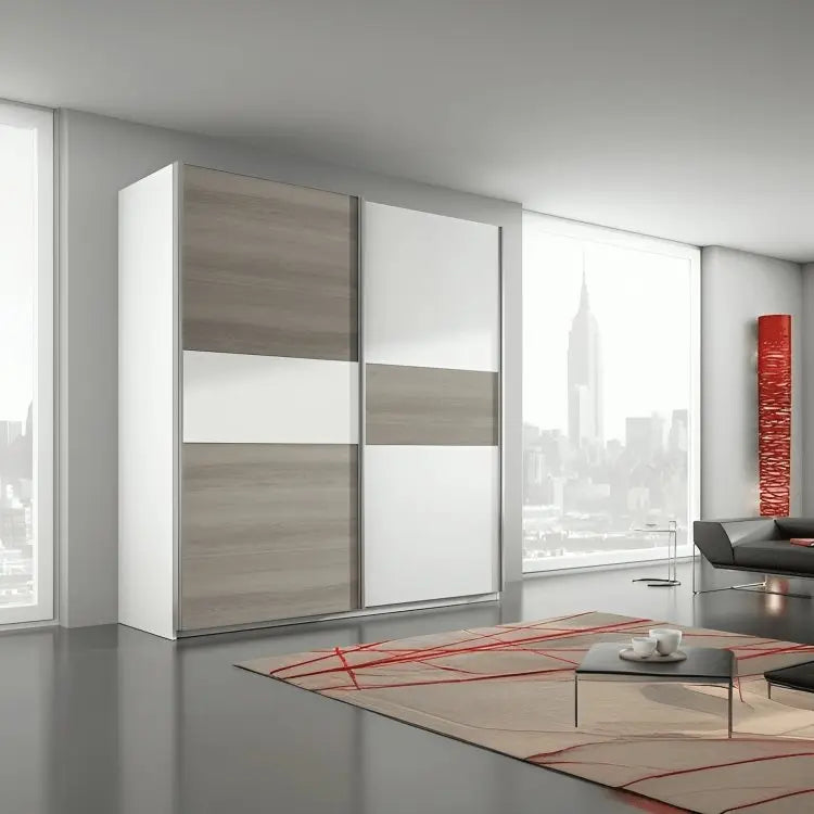 دولاب خشب كونتر 180*60*220*230 سم - DER107 - Homix