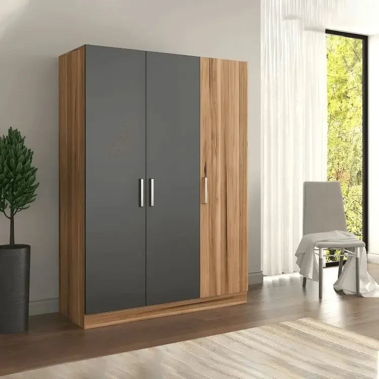 دولاب خشب ام دي اف، 160*60*220 سم