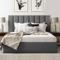 سرير سوبر كينج خشب كونتر وزان، 183*205*120 سم