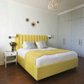 سرير سوبر كينج خشب كونتر وزان، 183*205*120 سم