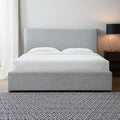 سرير سوبر كينج خشب كونتر و زان، 183*205*120 سم