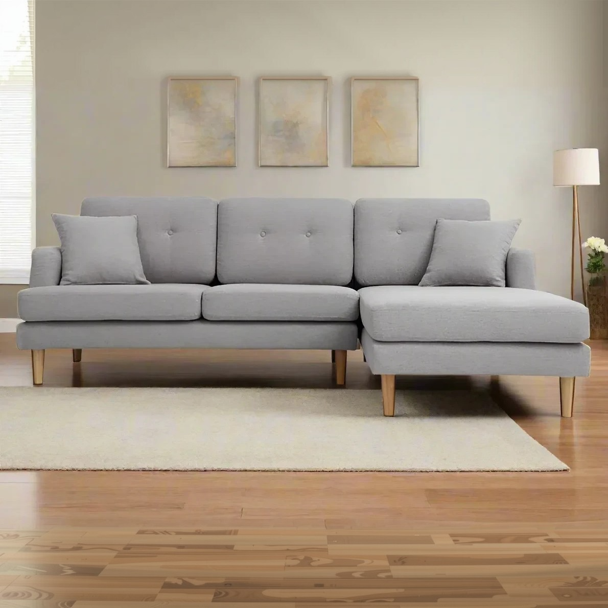 ركنة خشب زان، 250*170*75 سم