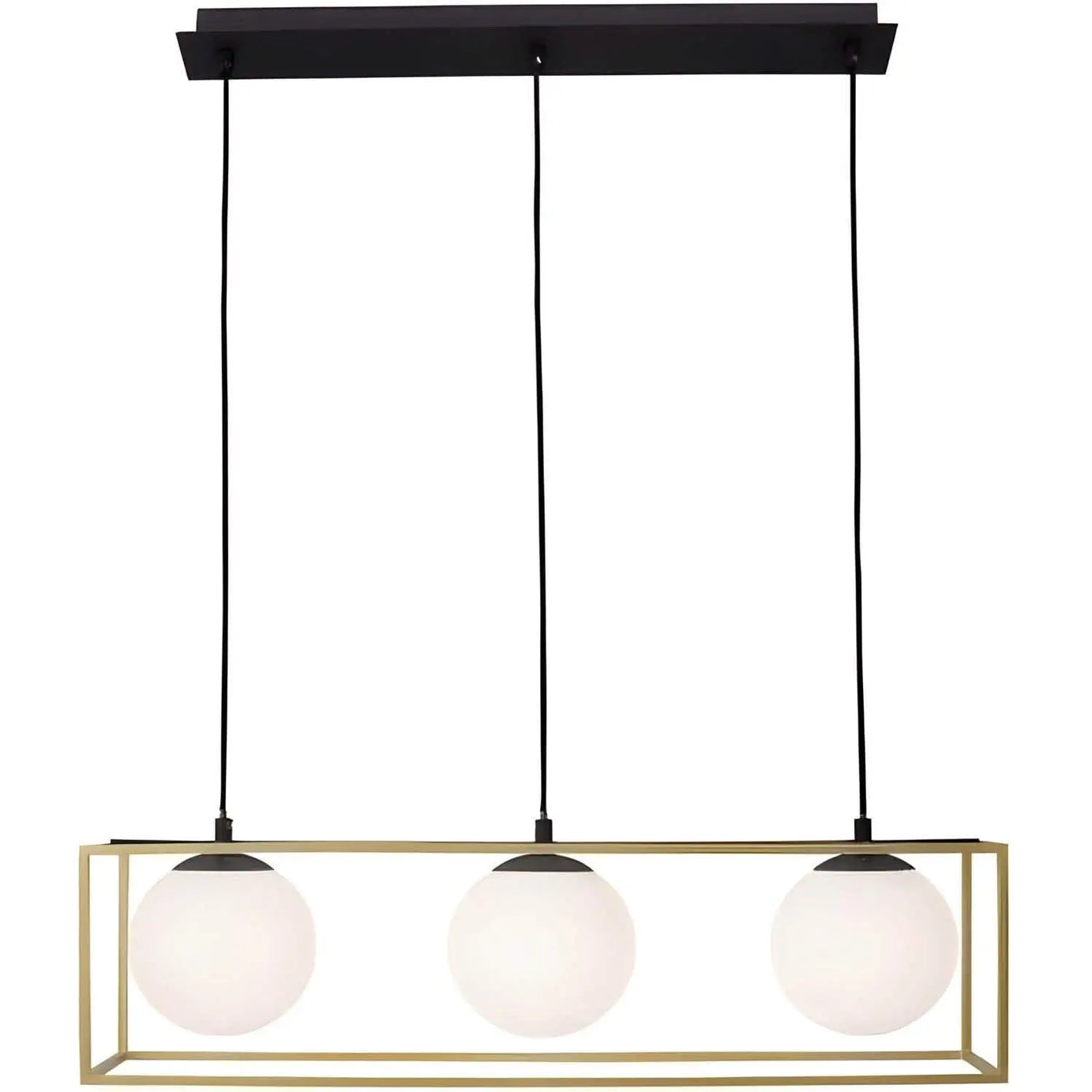 نجفة ثلاثية ستيل و زجاج، 80*18*70 سم