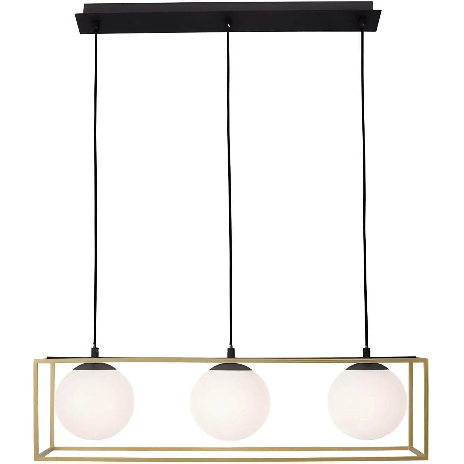 نجفة ثلاثية ستيل و زجاج، 80*18*70 سم