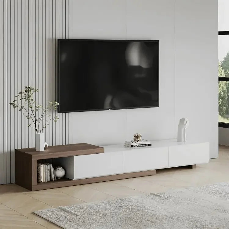 ترابيزة تليفزيون ام دي اف اسباني 190*40*40 سم - FUR3 - Homix