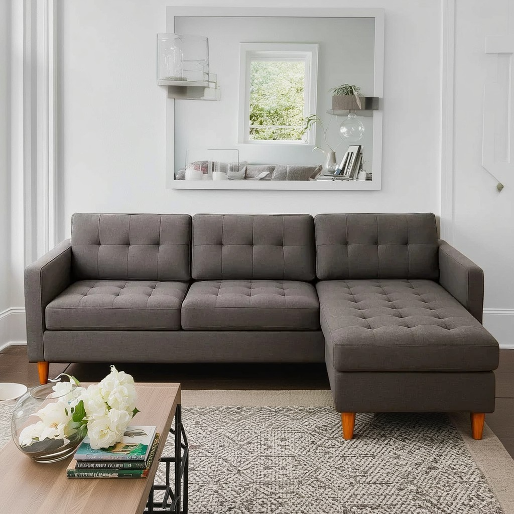 ركنة خشب زان، 240*170*70 سم