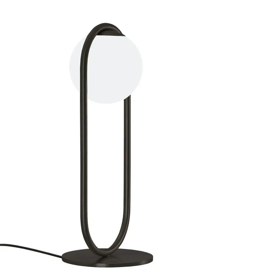 أباجورة معدن و زجاج، 19*50 سم