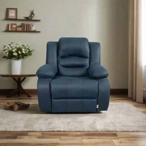 كرسي استرخاء ليزي بوي خشب زان، 100*90*105 سم - كحلي