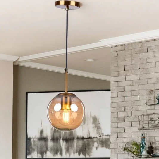 نجفة سقف ستيل و زجاج، 20*50 سم