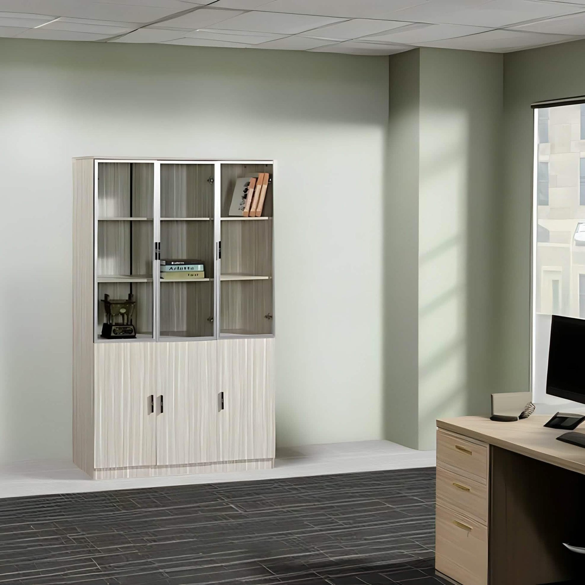 وحدة تخزين مكتبية، 120*40*200 سم