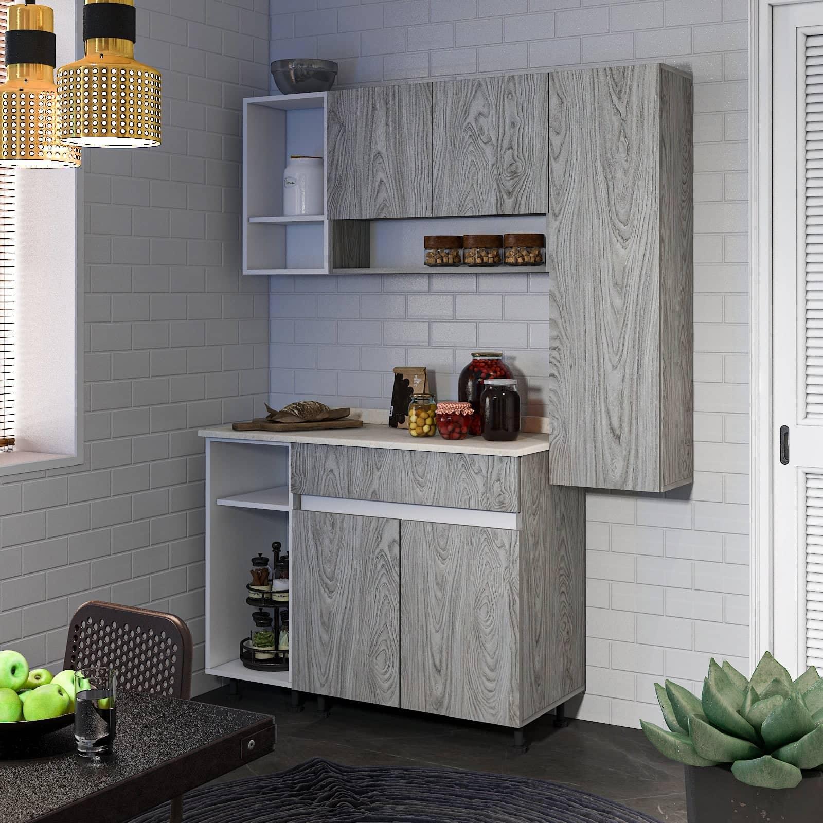 مطبخ ام دي اف، 3 قطع