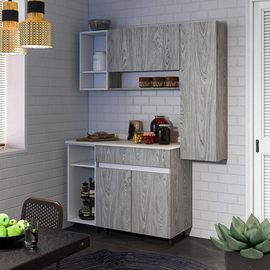 مطبخ ام دي اف، 3 قطع