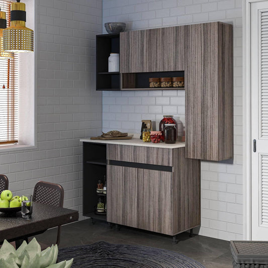 مطبخ ام دي اف، 3 قطع 