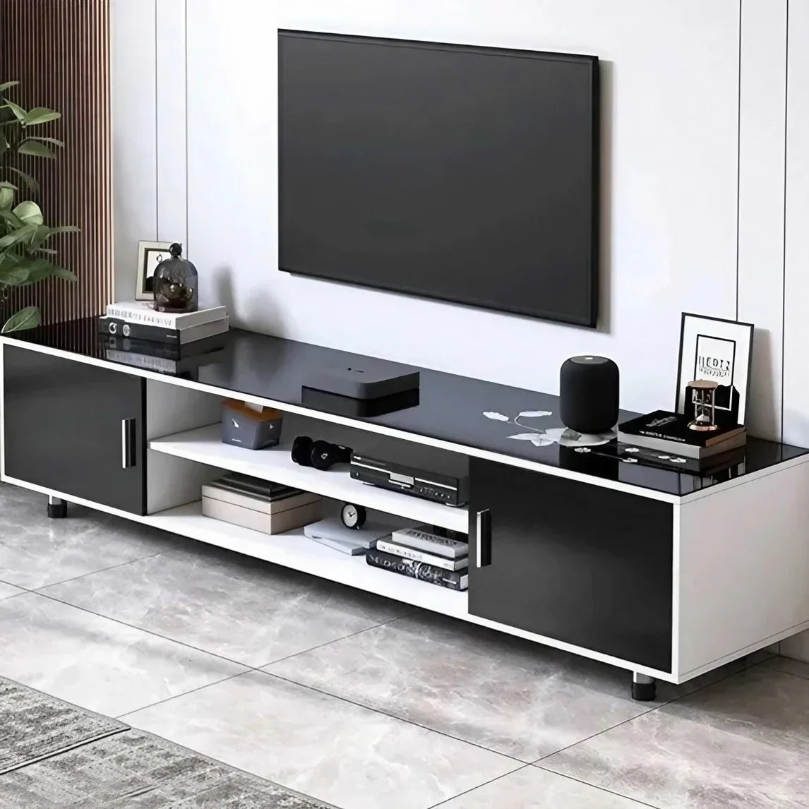 ترابيزة تليفزيون خشب ام دي اف، 180*30*45 سم