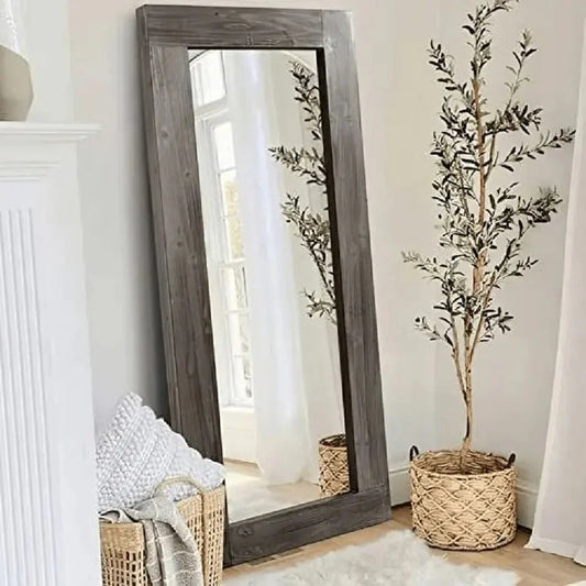 مرايا بإطار خشبي، 80*200 سم