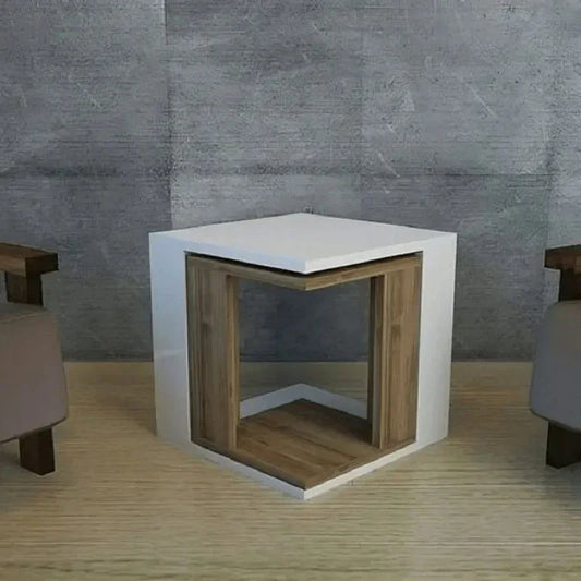 ترابيزة جانبية ام دي اف، 40*40*40 سم