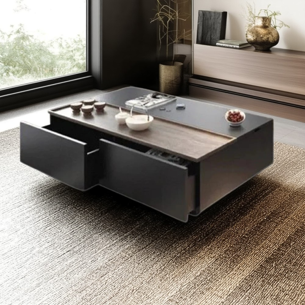 ترابيزة قهوة خشب ام دي اف، 100*50*40 سم