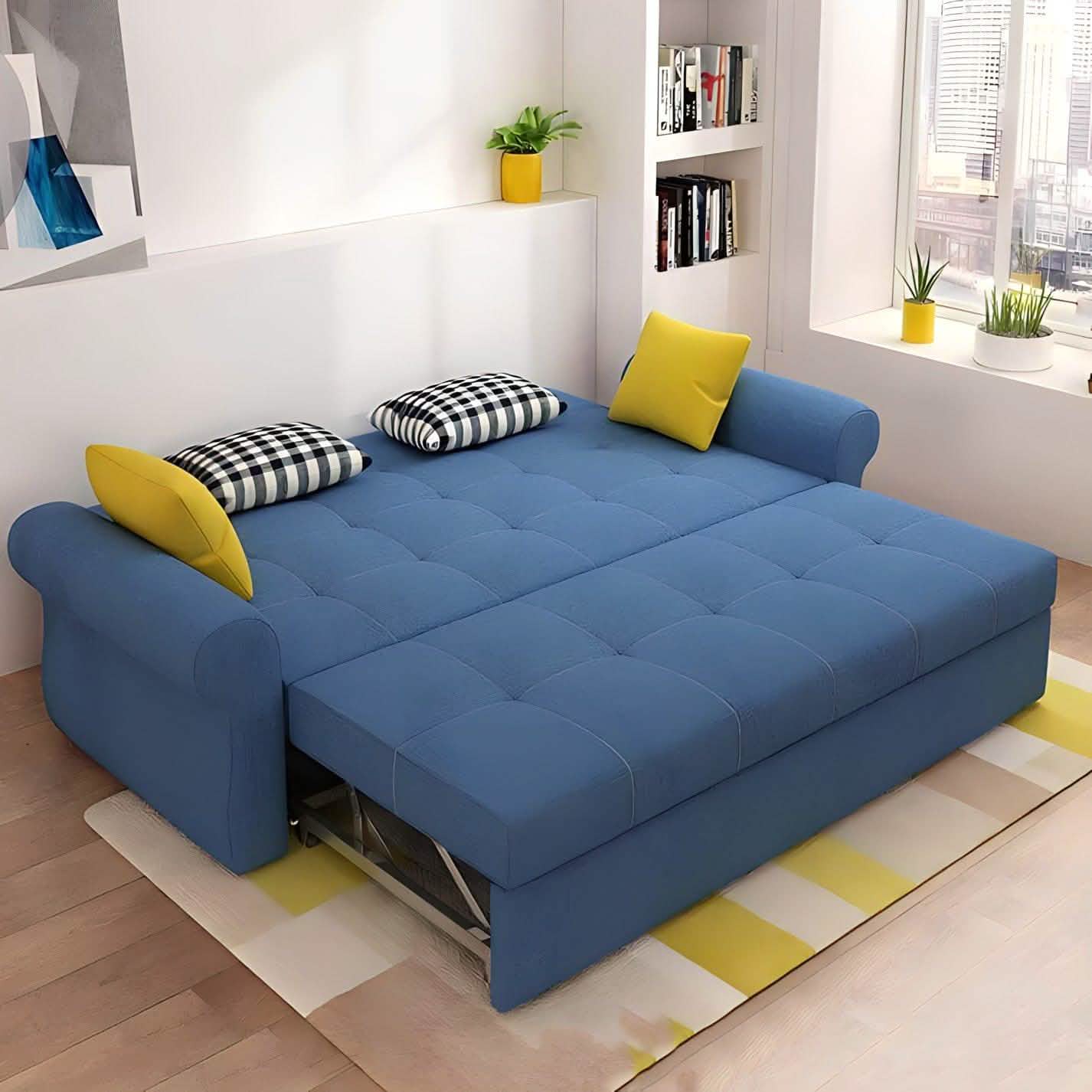 كنبة سرير خشب زان 220*90*90*75 سم - KET20 Keto Furniture