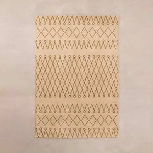 سجادة صوف بيج غامق 200*300 سم - LUS189 - Homix