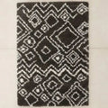 سجادة صوف اسود و بيج 200*300 سم - LUS178 - Homix