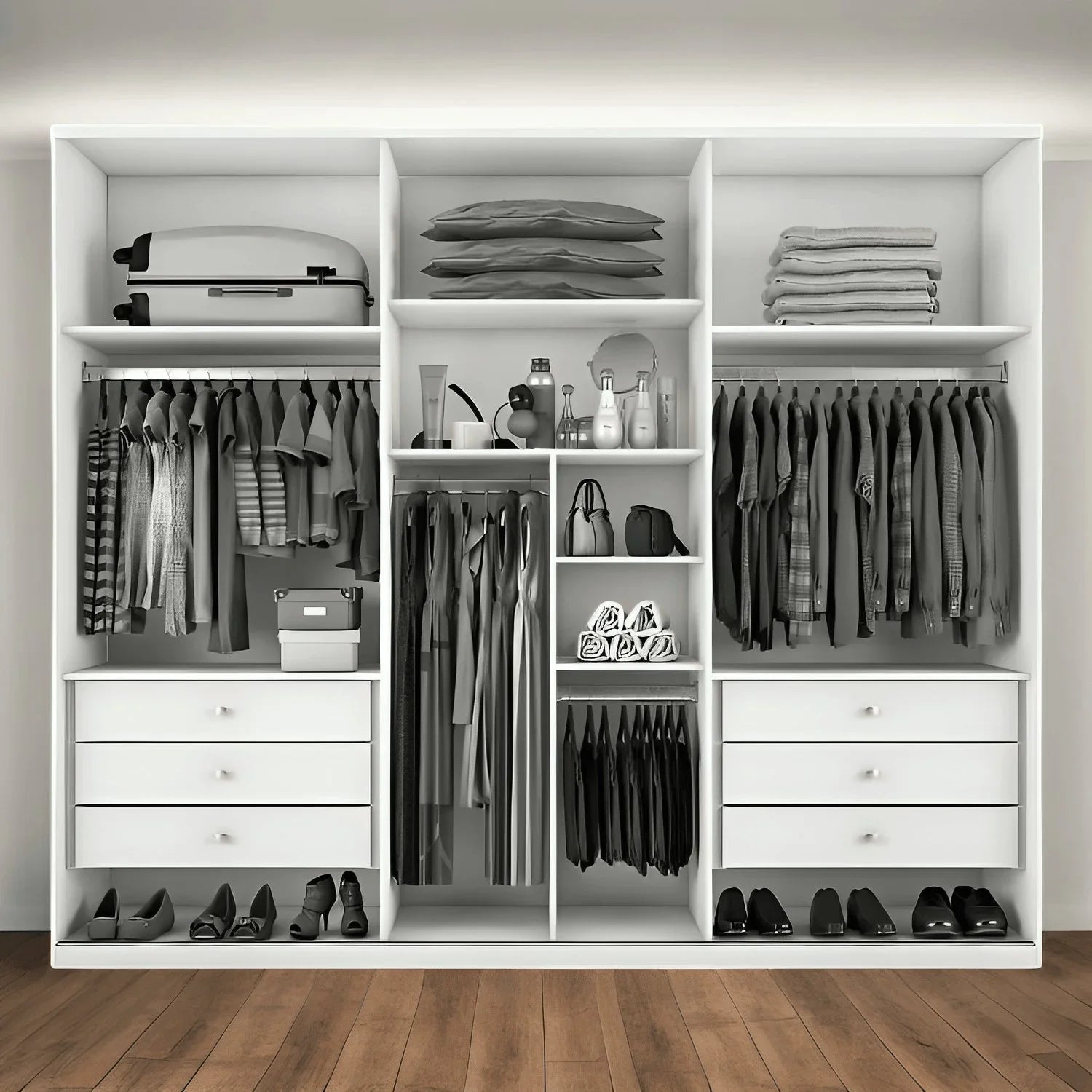 دريسنيج خشب ام دي اف، 220*40*200 سم