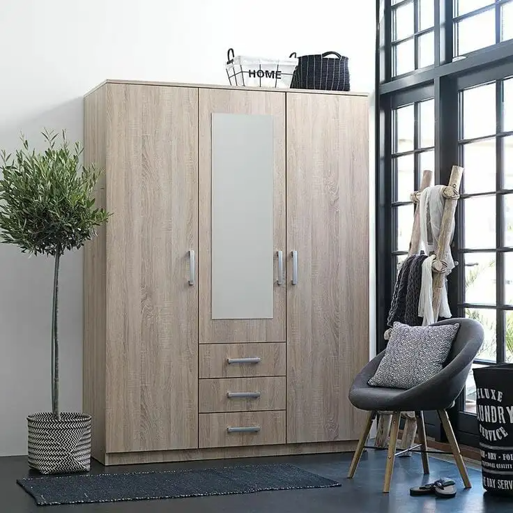 دولاب خشب ام دي اف اسباني، 150*54*200 سم