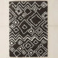 سجادة صوف اسود و بيج 200*300 سم - LUS178 - Homix
