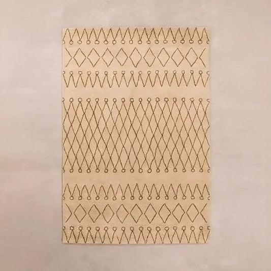 سجادة صوف بيج غامق 200*300 سم - LUS189 - Homix