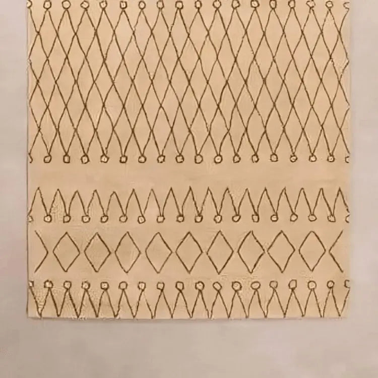 سجادة صوف بيج غامق 200*300 سم - LUS189 - Homix