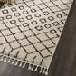 سجادة صوف اسود و بيج 200*300 سم - LUS190 - Homix