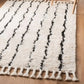 سجادة صوف بيج و اسود 200*300 سم - LUS207 - Homix