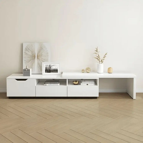 ترابيزة تليفزيون أبيض 200*40*35 سم - FUR38 - Homix
