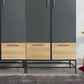 دولاب رمادي*خشبي 200*50*200 سم - CLG117 - Homix