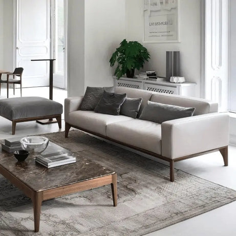 كنبة ثنائية خشب زان أحمر 200*80*80 سم - KAR31 - Homix