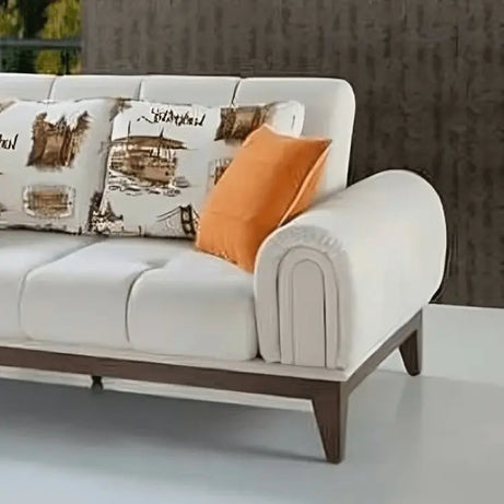 كنبة خشب زان أحمر 200*80*85 سم - KAR60 - Homix