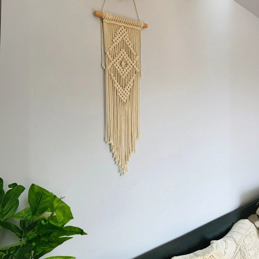 مكرمية حائط قطن و موسكي، 25*75 سم