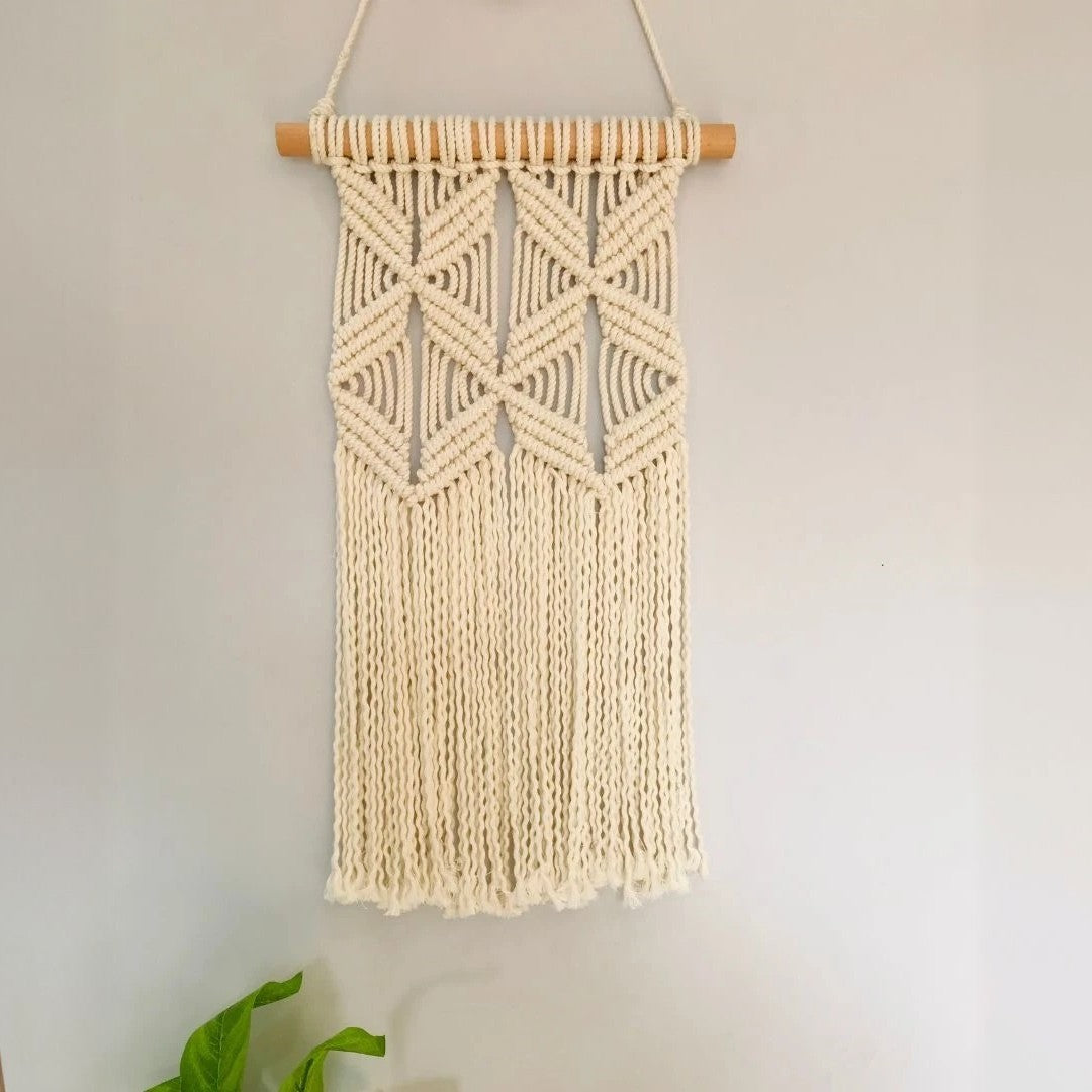 مكرمية حائط قطن و موسكي، 30*60 سم