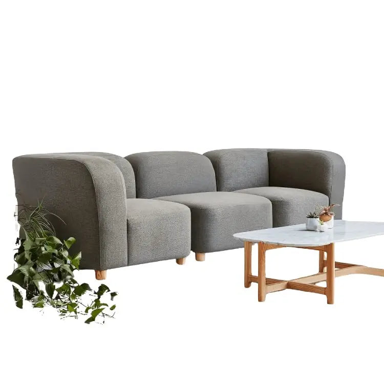 كنبة ثلاثية زان أحمر 220*80*75 سم - KAR36 - Homix