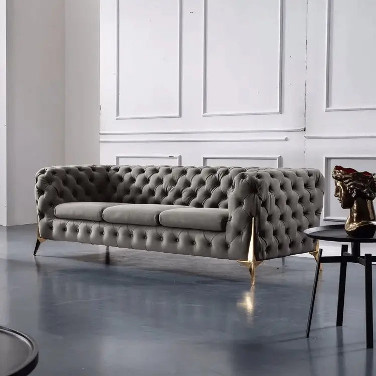 كنبة كابتونيه ثلاثيه 220*80*80 سم - KAR49 - Homix