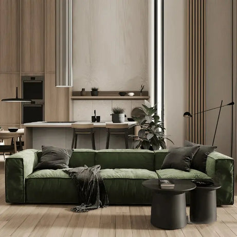 كنبة زيتي 220*80*80 سم - KET79 - Homix
