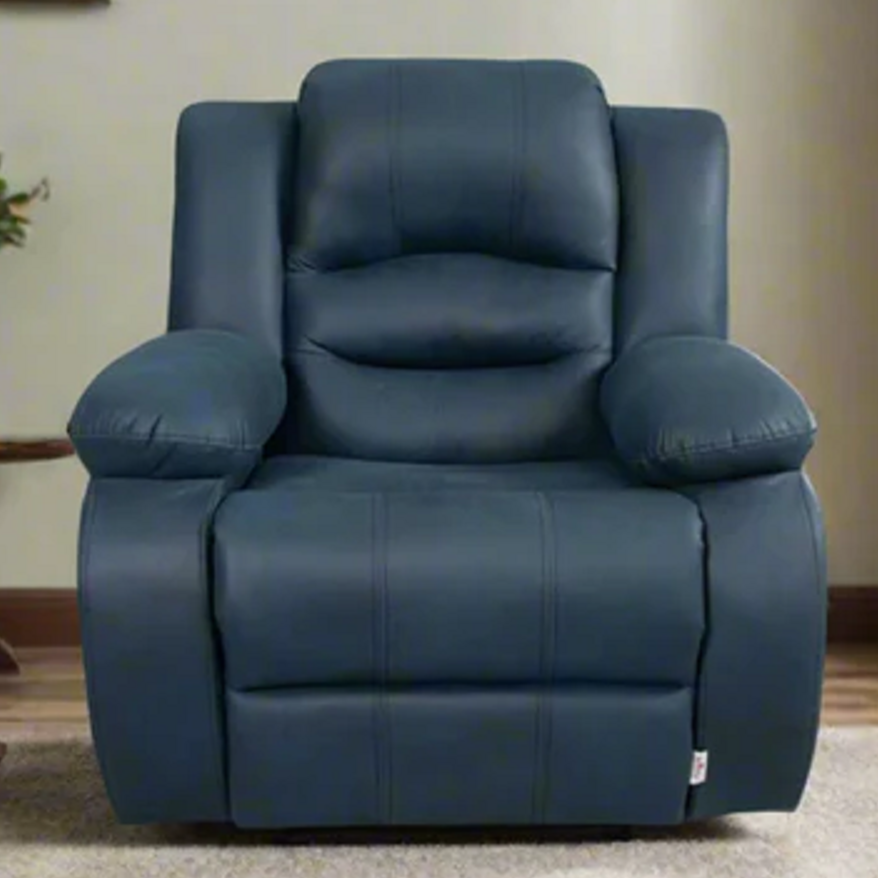 كرسي استرخاء ليزي بوي خشب زان، 100*90*105 سم - كحلي