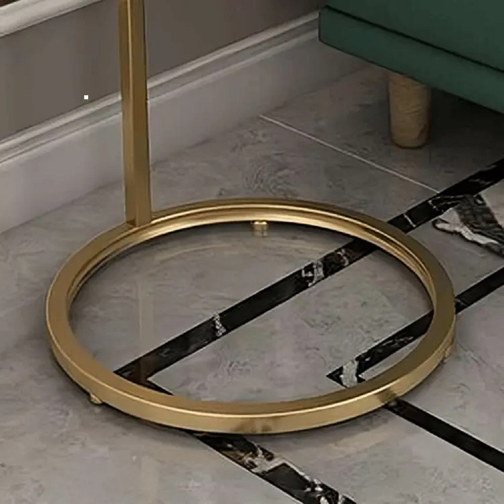 ترابيزة جانبية معدن بسطح جرانيت، 35*60 سم