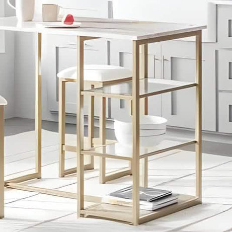 سفرة معدن و ام دي اف مع 2 كرسي - RON308 Royal Iron