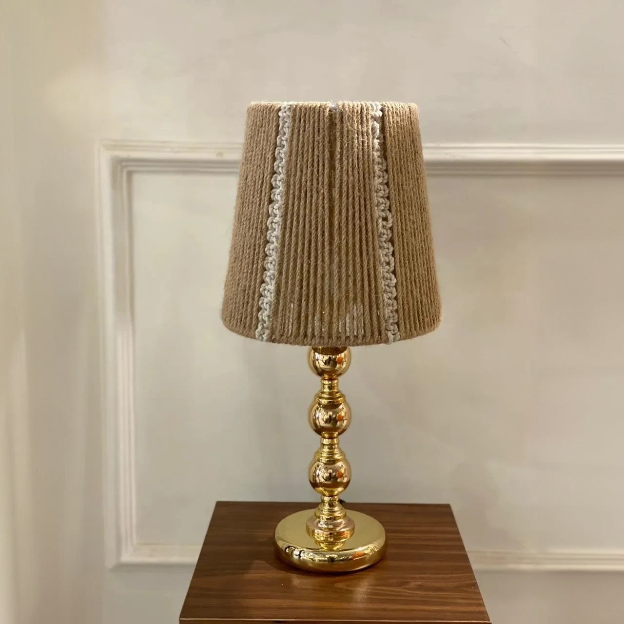 أباجورة خيوط خيش، 23*45 سم