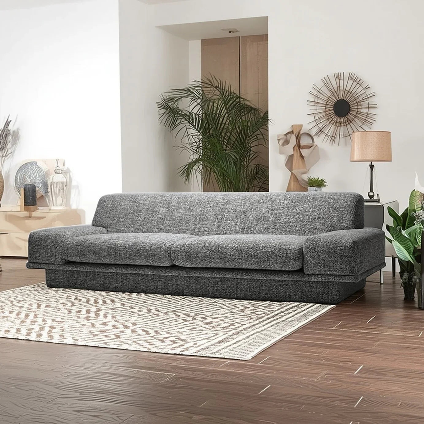 كنبة خشب زان، 240*80*85 سم