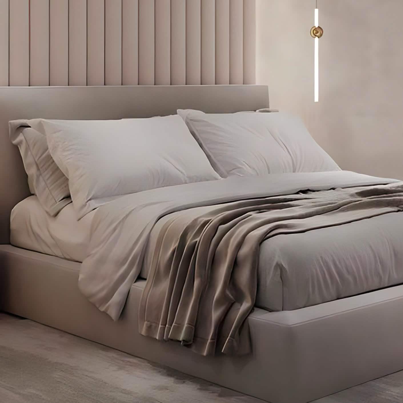 سرير سوبر كينج خشب كونتر، 180*195*110 سم